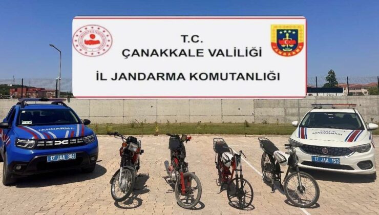 Çanakkale’de trafik magandaları jandarmadan kaçamadı