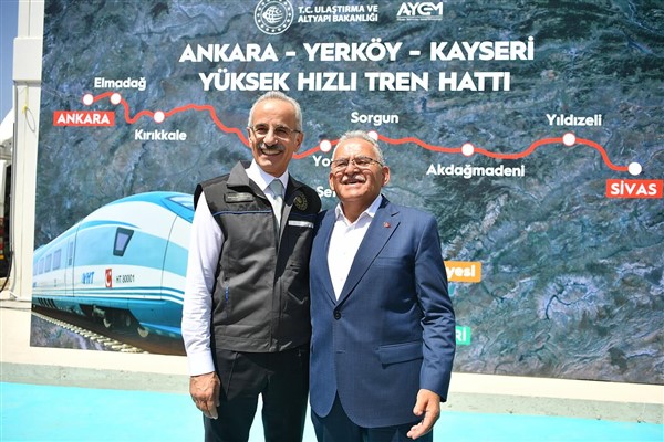 Başkan Büyükkılıç: Kayseri, Yüksek Hızlı Tren ile Anadolu’nun parlayan yıldızı olacak