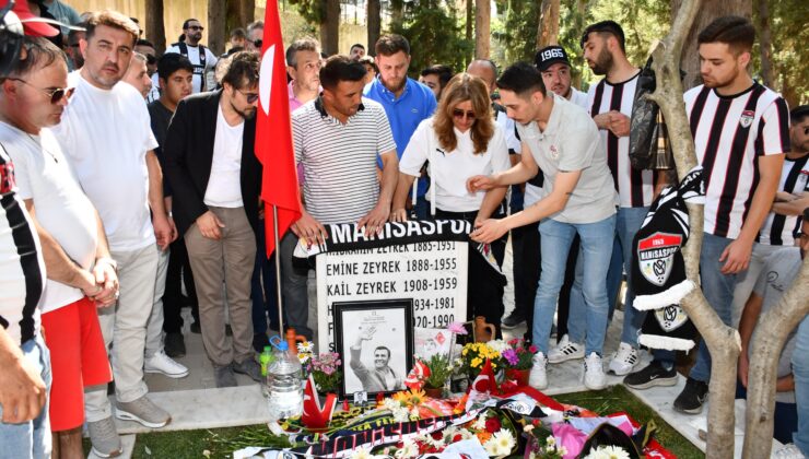 Vatandaşlar, Başkan Zeyrek’in kabrini Babalar Günü’nde ziyaret etti