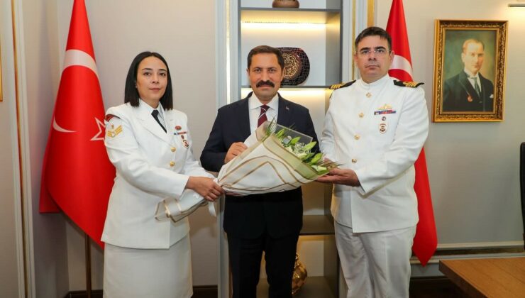 Sahil Güvenlik Komutanlarından Vali Masatlı’ya ziyaret