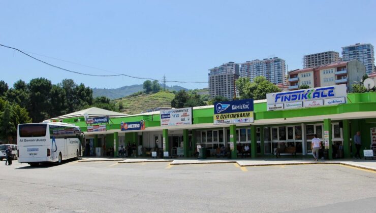 Giresun Belediyesi’nden otogarda bakım çalışması