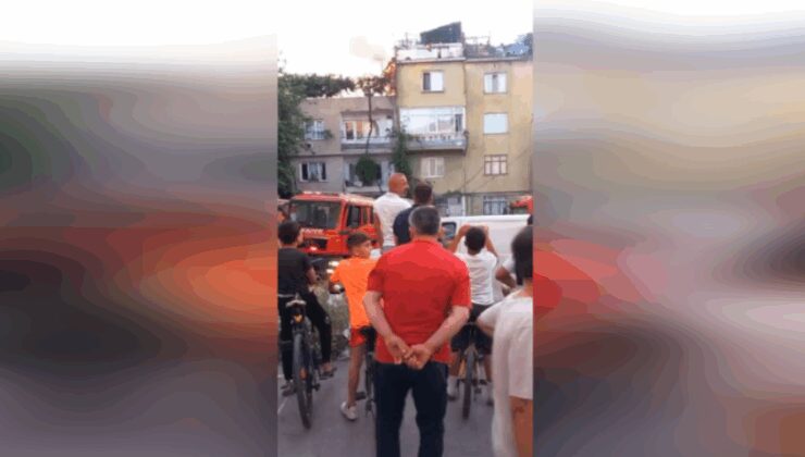 Yıldırım’da bir apartmanda yangın çıktı