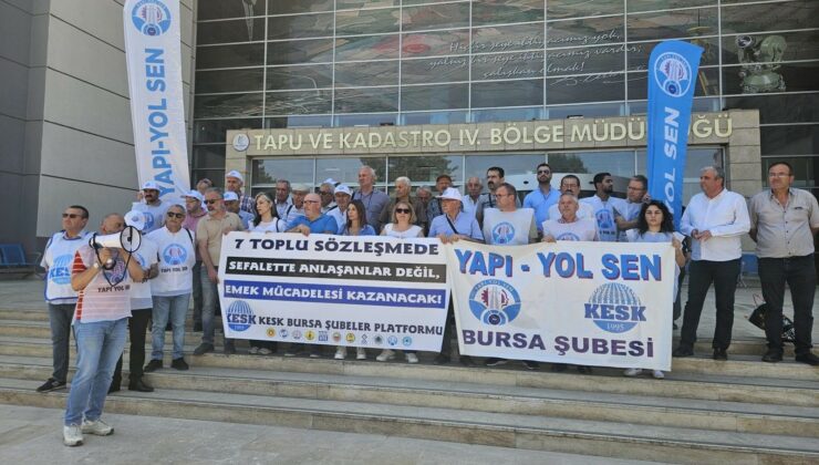 Yapı-Yol Sen Bursa Şube Başkanı Okumuş: Toplu sözleşme masasına emeğin onurunu koyacağız