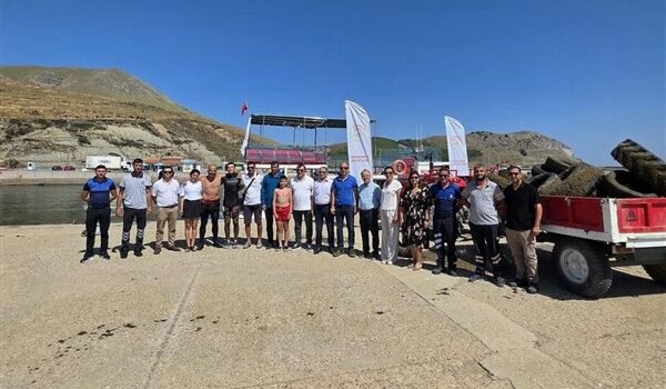 Gökçeada’da deniz dibi temizliği