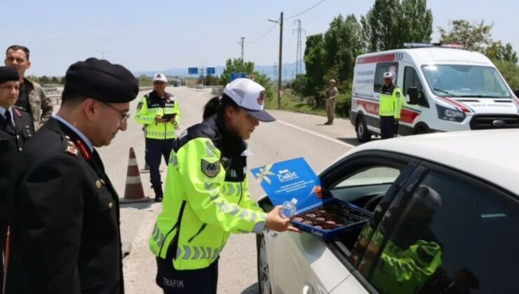 Erzurum’da bayramda trafik denetimleri yoğunlaştı