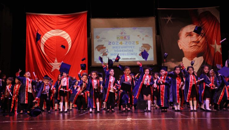 Antalya Büyükşehir Belediyesi kreş ve gündüz bakımevlerindeki çocuklar mezun oldu