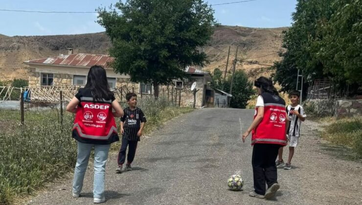 Tunceli’de kırsal bölgelerde çocuklara yönelik bilgilendirme çalışmaları sürüyor