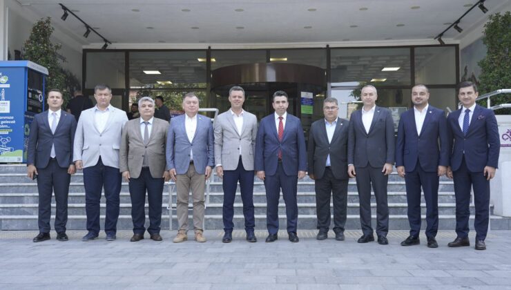 Çorlu Kaymakamı Eren’den Çorlu Belediyesine veda ziyareti