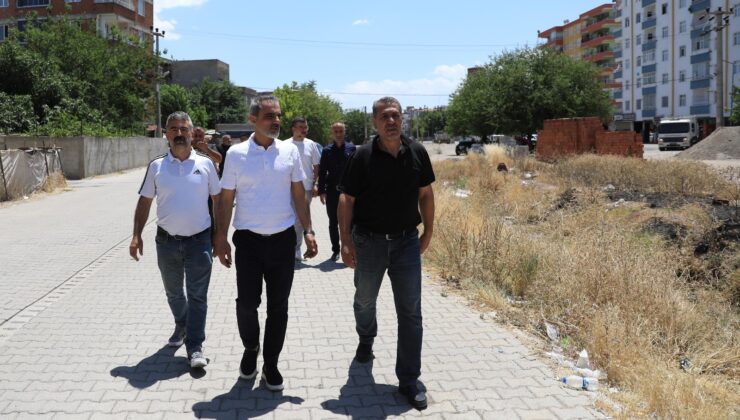 Kayapınar Belediyesi’nden Kanalboyu mevkiisinde çalışma