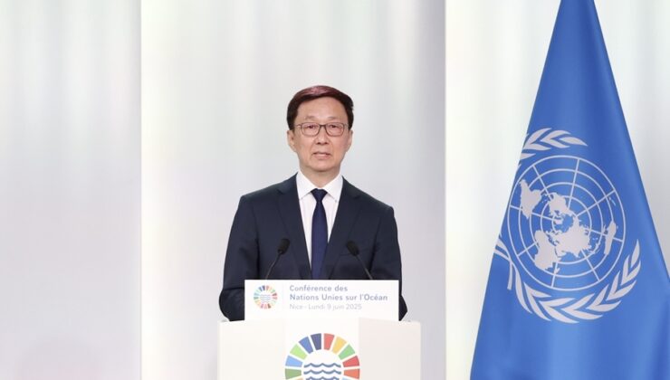 Han Zheng, 3. BM Okyanus Konferansı’nda dört öneride bulundu