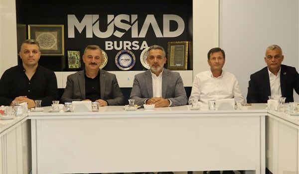 Anahtar Parti Bursa İl Başkanı Aslan’dan MÜSİAD Bursa Şubesi’ne ziyaret