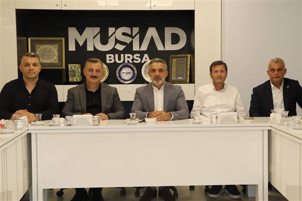 Anahtar Parti Bursa İl Başkanı Aslan’dan MÜSİAD Bursa Şubesi’ne ziyaret