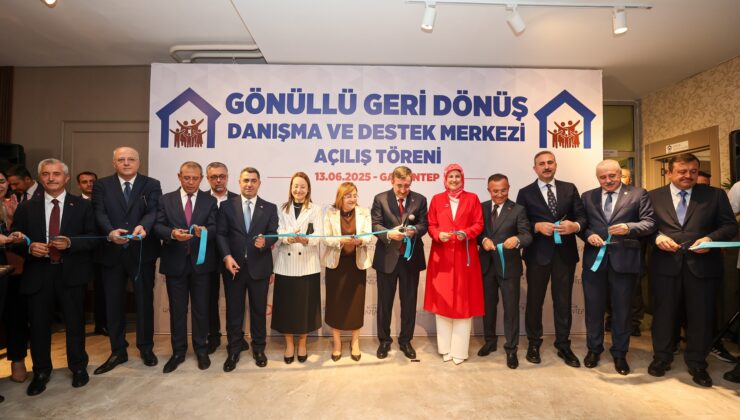 Gönüllü Geri Dönüş Danışma ve Destek Merkezi açıldı