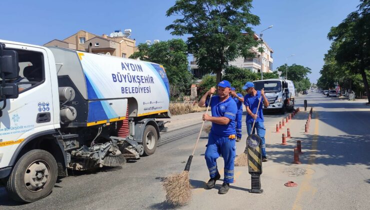 Aydın Büyükşehir Belediyesi’nden temizlik çalışması