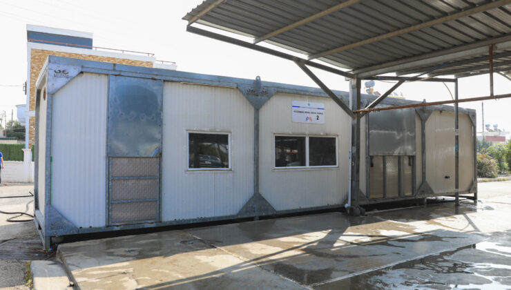 Mersin Büyükşehir Belediyesi’nden kurban kesim alanlarında temizlik çalışması
