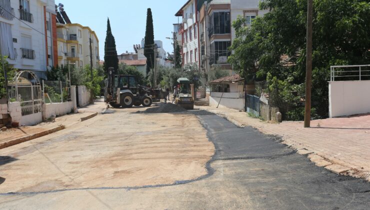 Kepez Belediyesi’nden asfalt çalışması