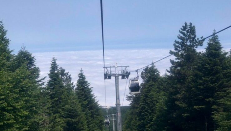 Kurban Bayramında teleferik sistemi çalışmadı