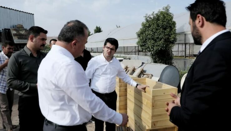 Mardin Büyükşehir Belediyesi’nden fidanlık tesisine ziyaret