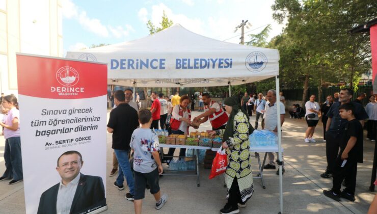 Derince Belediyesi’nden LGS’ye giren öğrencilere destek