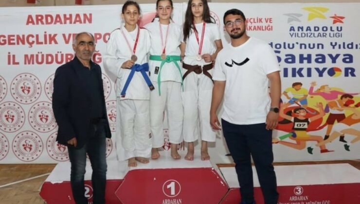 Ardahanlı judocular, ANALİG Grup Müsabakalarında üç bronz madalya kazandı