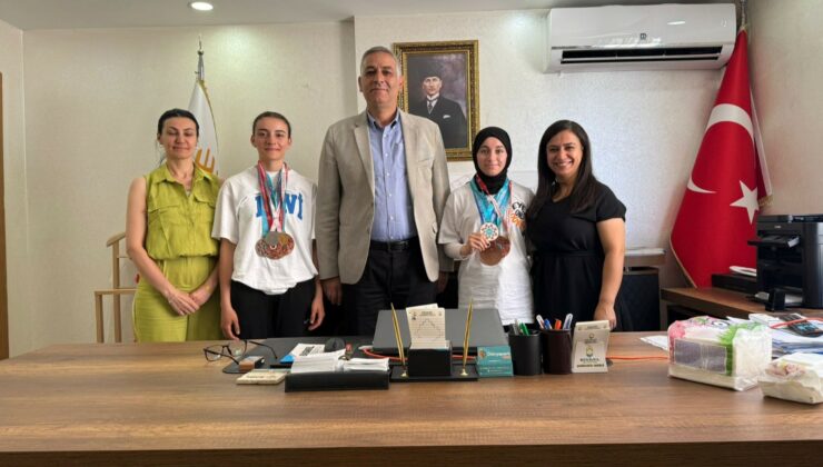 Bismilli genç kadın sporculardan Başkan Tanrıkulu’na ziyaret