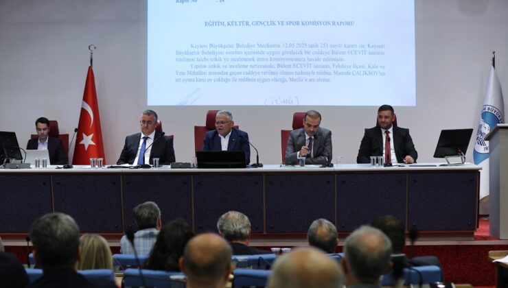 Kayseri Büyükşehir Belediyesi Haziran Ayı Meclis Toplantısı gerçekleştirildi