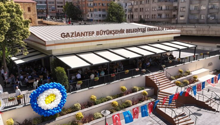 Gaziantep’te Emekliler Lokali hizmete açıldı