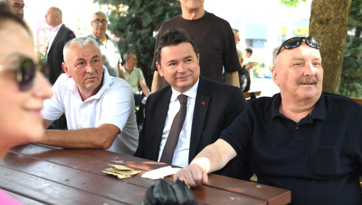 Başkan Aydın, Kemerçeşme sakinleriyle kahvaltıda buluştu