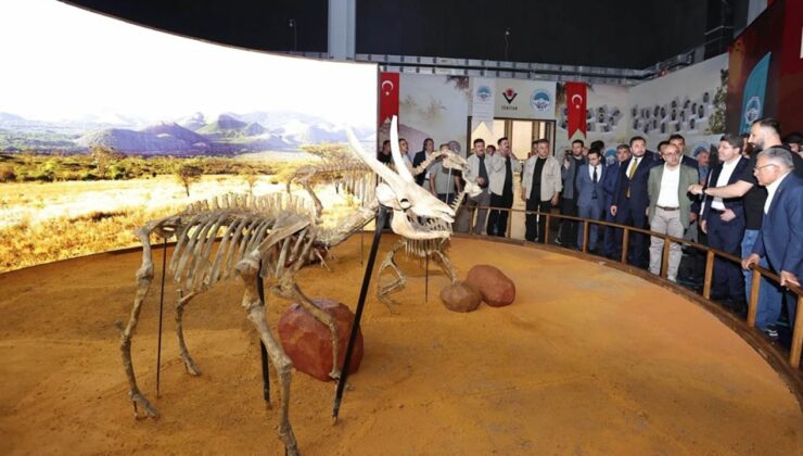 Kayseri Büyükşehir’den Adalet Bakanı’na fosil sunumu