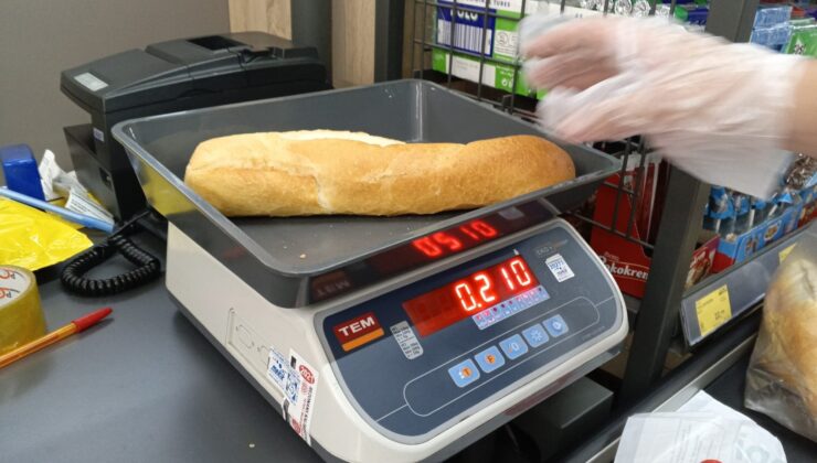 Gemlik’te zincir marketlere eksik gramajlı ekmek cezası