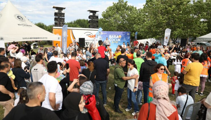 Samsun’da 6. Geleneksel Baba-Çocuk Şenliği yapıldı