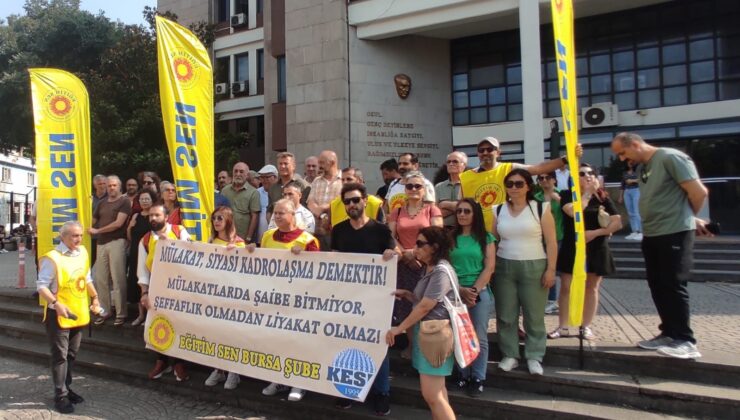 Eğitim Sen Bursa Şube Başkanı Erdem’den mülakat uygulamasına tepki