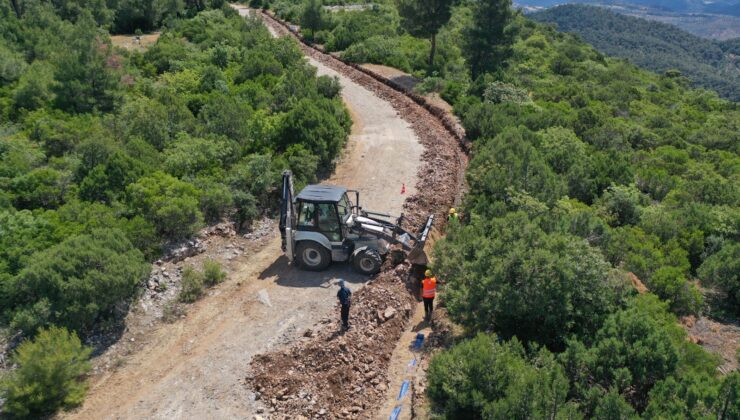 BASKİ, Havran’da 6.110 metre yeni içme suyu hattı yapımına başladı