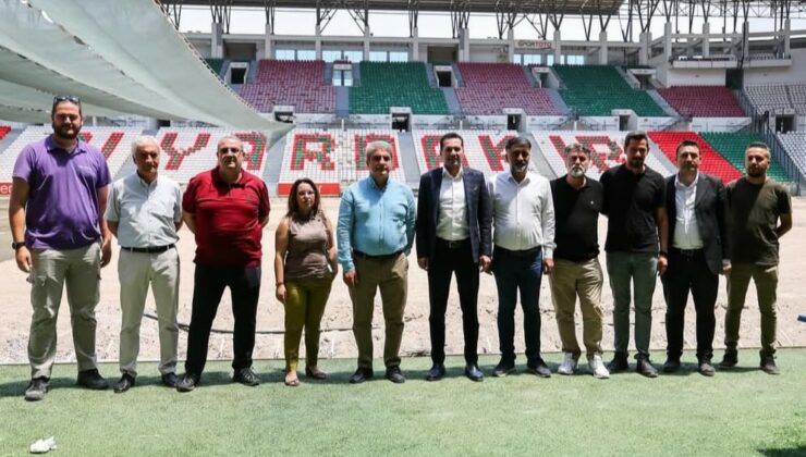 Amedspor yönetimi, Diyarbakır Stadyumu’nu ziyaret etti