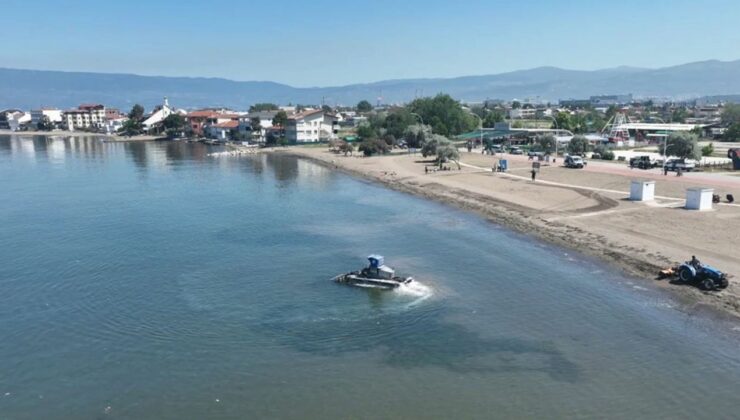 Bursa plajları sezona hazır hale geliyor