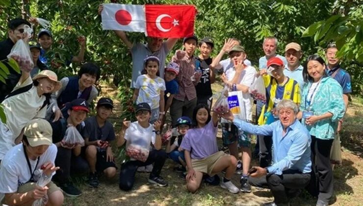 Denizli’nin kültür köprüsü kirazla kuruldu
