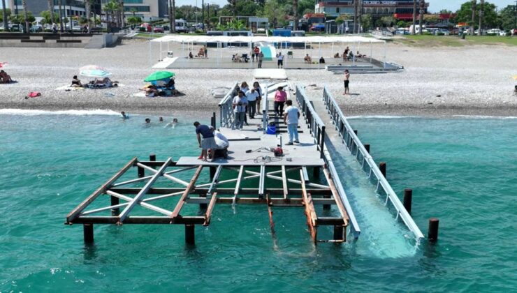 Antalya’da ‘Engelsiz Plaj’ yeni sezona hazırlanıyor