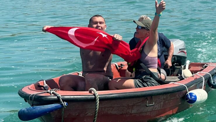 İzmir’in gururu Tuna bir kez daha tarih yazdı… Tuna, ‘Manş’ hedefine ulaştı!