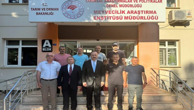 Vali Erin’den Eğirdir Meyvecilik Araştırma Enstitüsü’ne ziyaret