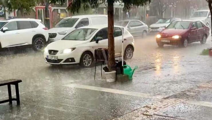Kars’ta aniden bastıran sağanak hayatı olumsuz etkiledi