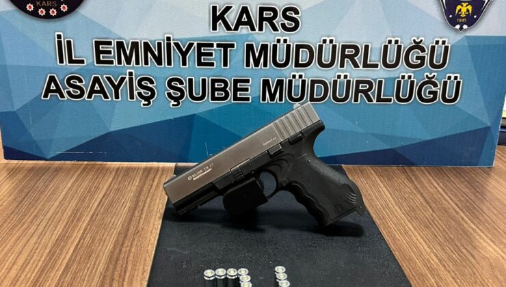 Kars’ta asayiş uygulamalarında silah ele geçirildi