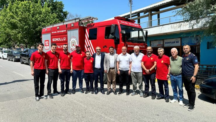 Kocaeli’de gönüllü kahramanlara moral ziyareti