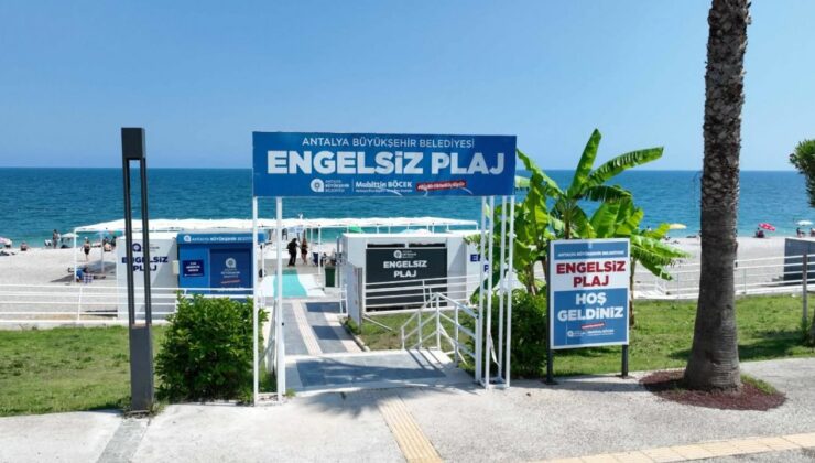 Konyaaltı engelsiz plajı yaza hazır!