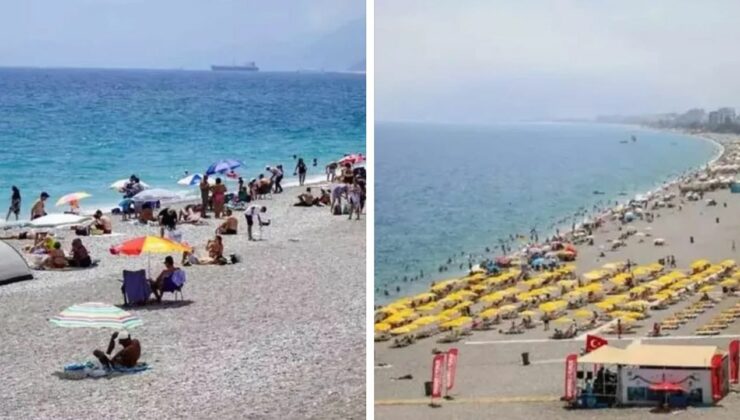 YKS sonrası Antalya sahilleri doldu taştı