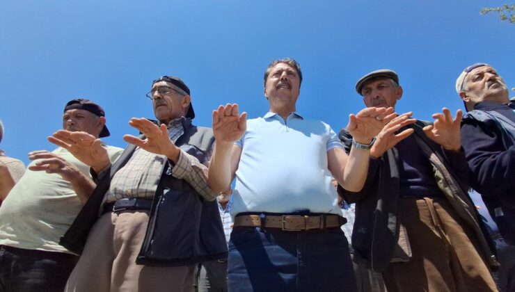 Beypazarı’nda 8 Mahalle birlikte Yağmur duasında bulundu