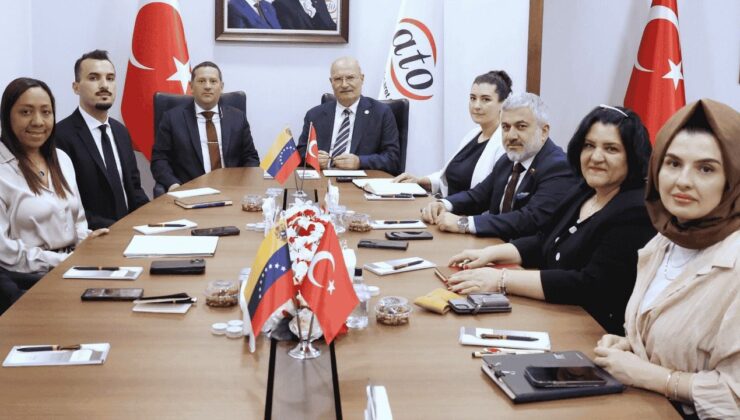 ATO Başkanı Baran: Venezuela ile dış ticaret hedefimiz 5 milyar dolar