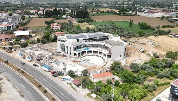 Milas Kültür Merkezi’nin yüzde 77’si tamamlandı