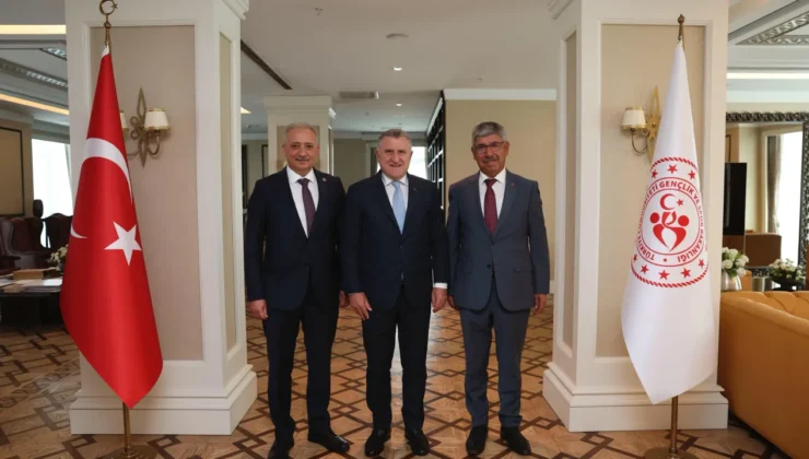 Ankara’da Spor ve Gençlik yatırımları için önemli görüşme