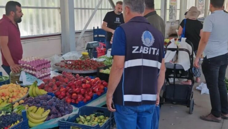 Tunceli Belediyesi’nden pazar yerinde zabıta denetimi