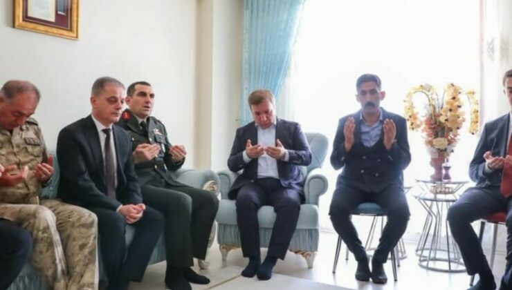 Vali Aydoğdu’dan gaziye Mustafa Çatma’ya ziyaret